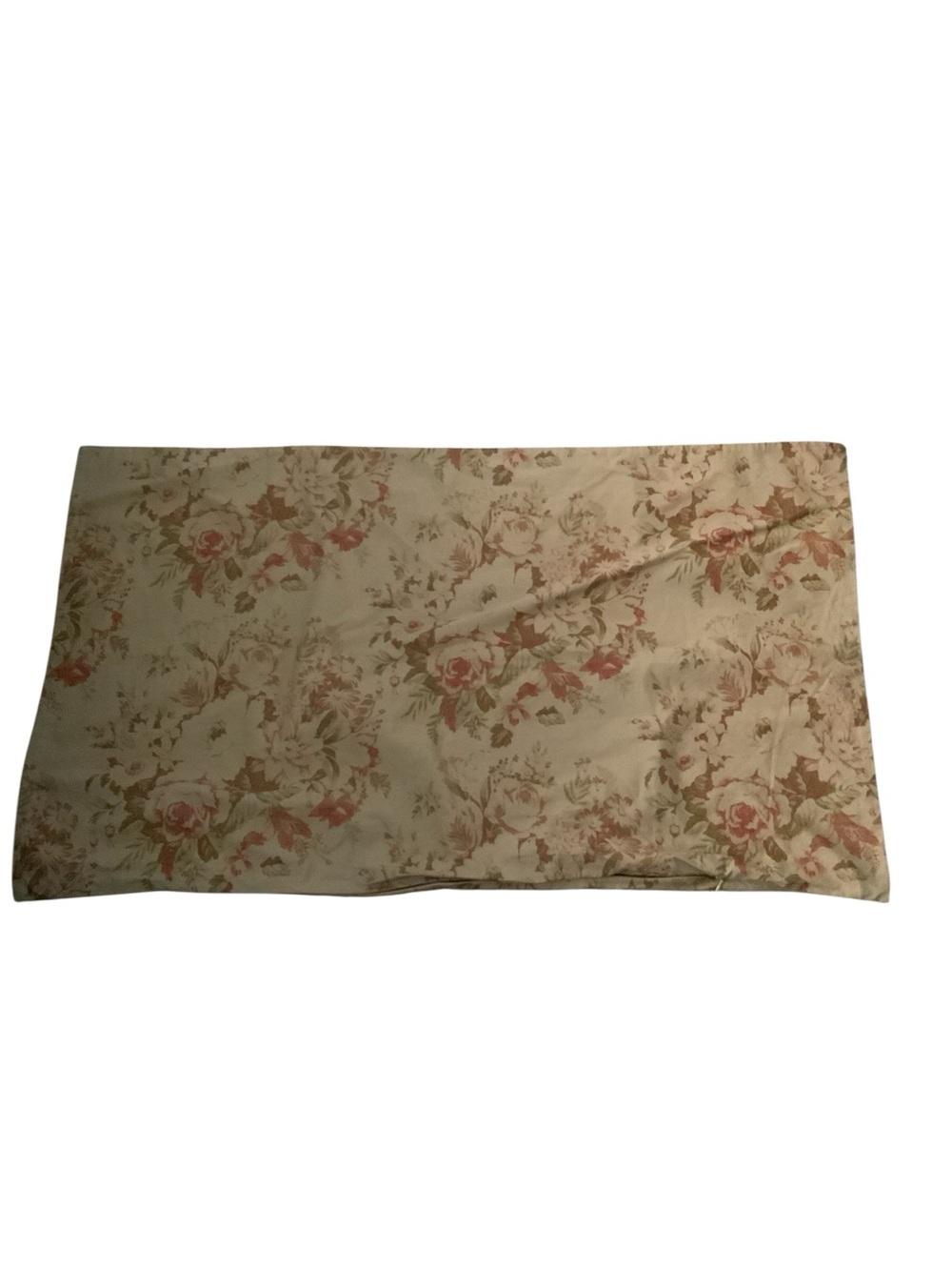 Vintage MATTEO Floral Pillow Sham case 36x21 King Side Zipper
